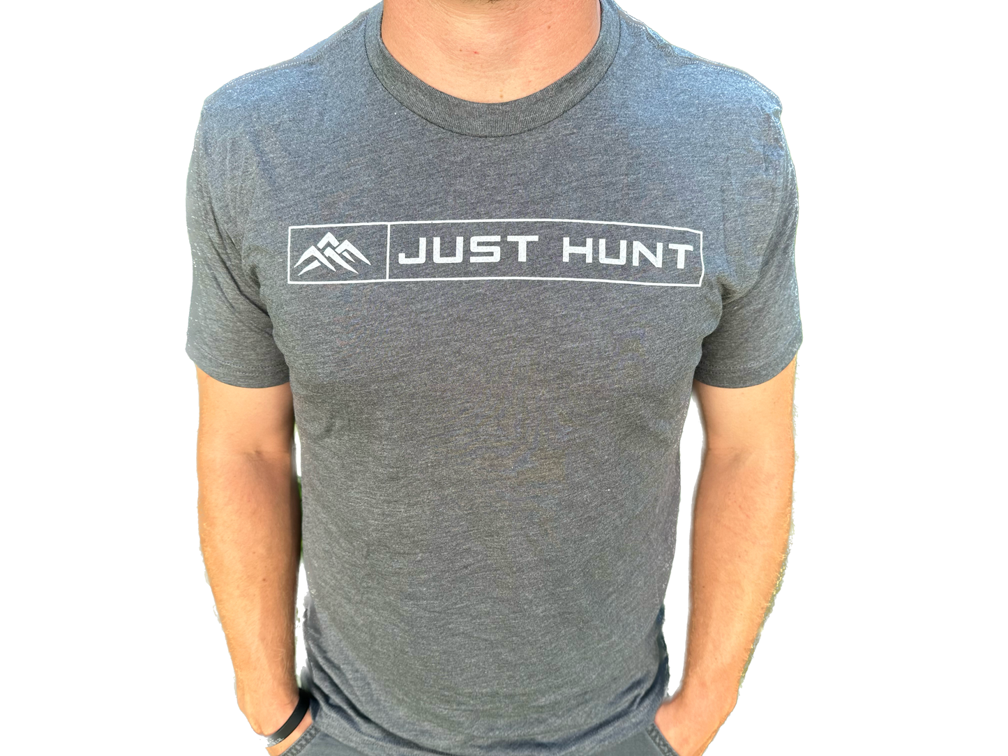 Next Level Tri Blend-Just Hunt Rectangle T-Shirt
