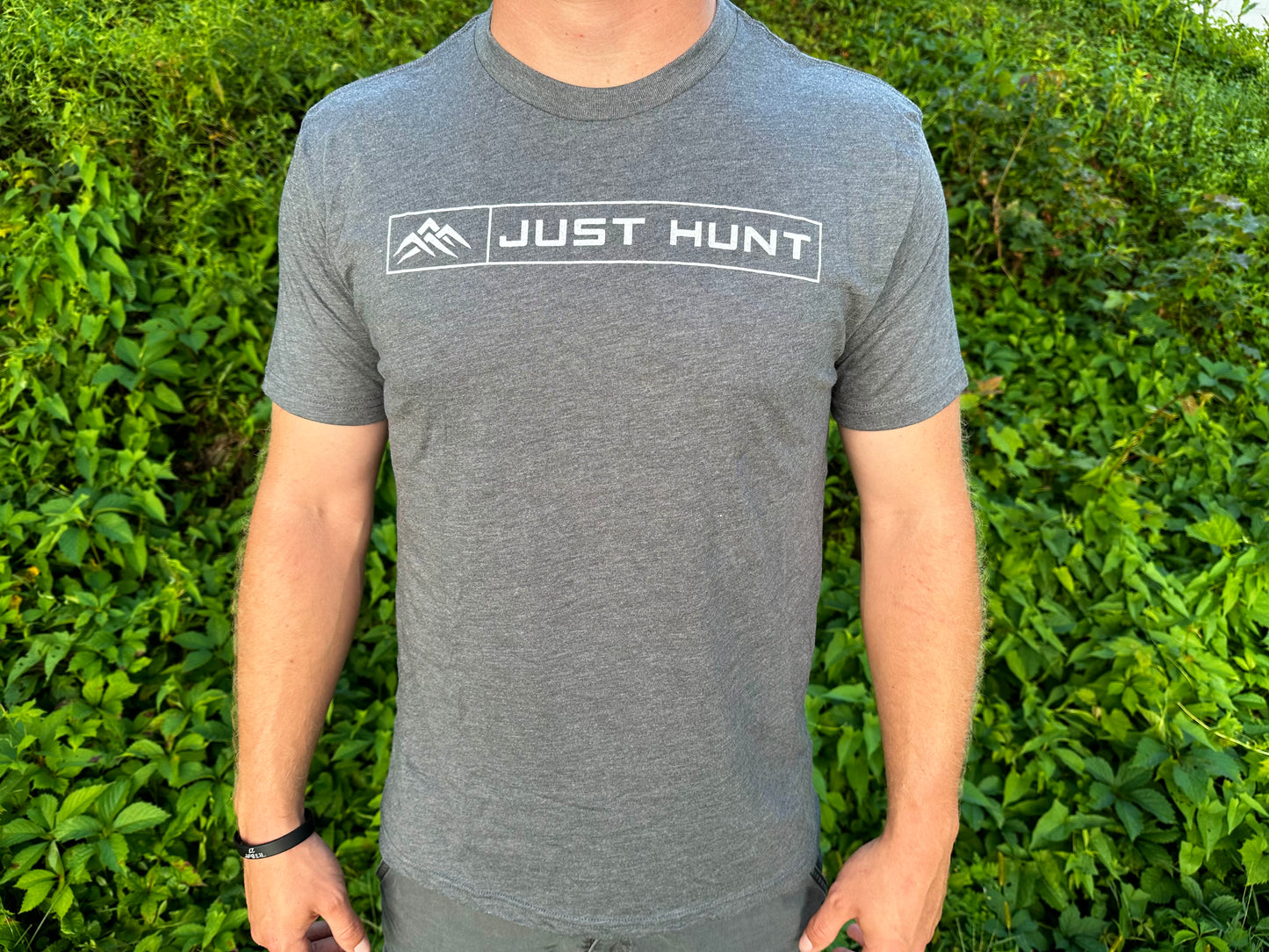 Next Level Tri Blend-Just Hunt Rectangle T-Shirt