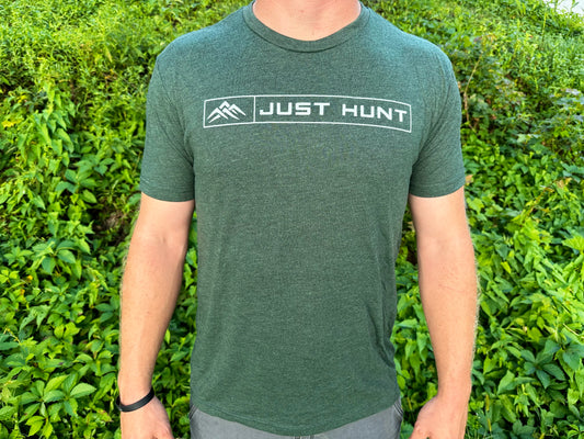 Next Level Tri Blend-Just Hunt Rectangle T-Shirt