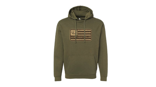 Just Hunt Club Flag Logo Sweatshirt