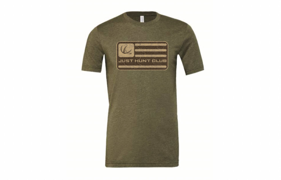 Just Hunt Club Flag Tee