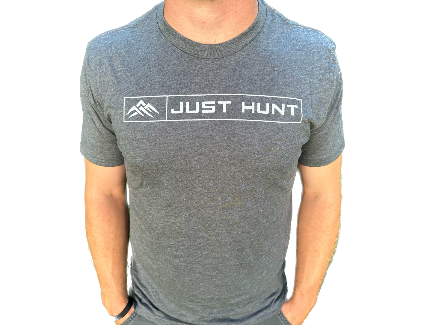 Just Hunt Rectangle T-Shirt-Deepest Grey