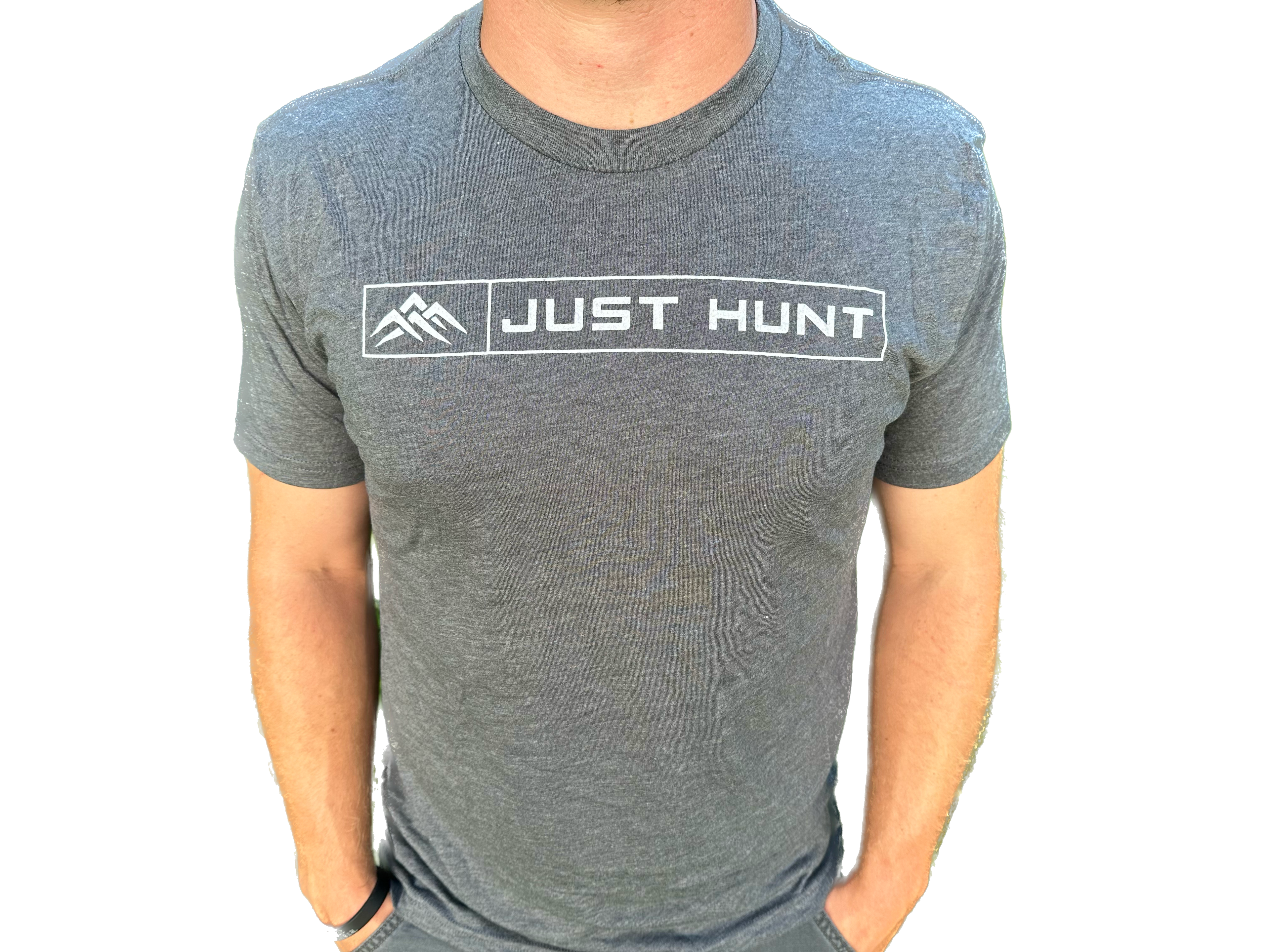 Next Level Tri Blend-Just Hunt Rectangle T-Shirt