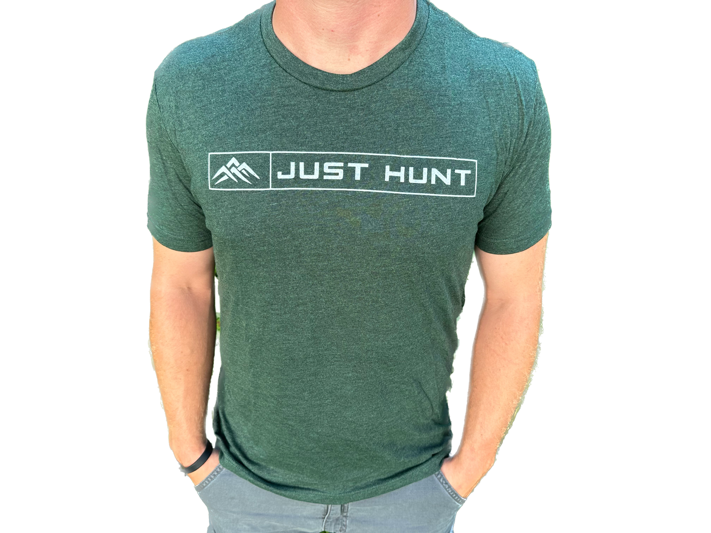 Next Level Tri Blend-Just Hunt Mt. Logo T-Shirt