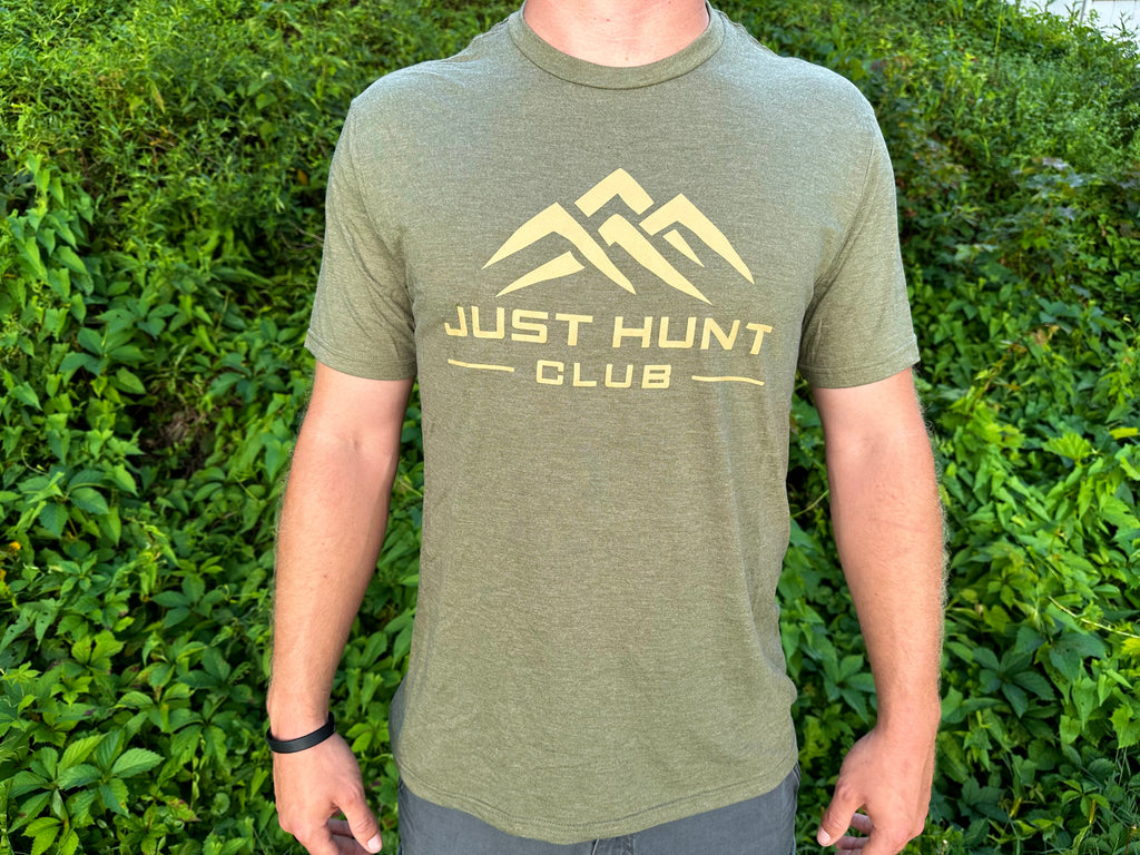 Just Hunt Club Military Green Frost T-Shirt