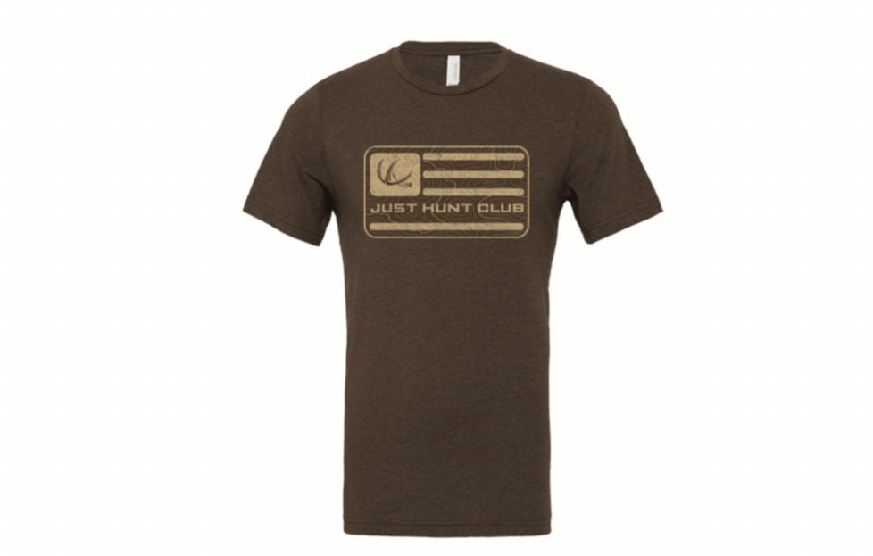 Just Hunt Club Flag Tee